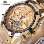 Luxury Gold Watch - Skeleton/Mechanical