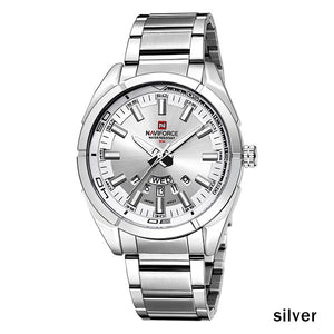 AutoDate Stainless Steel Watch